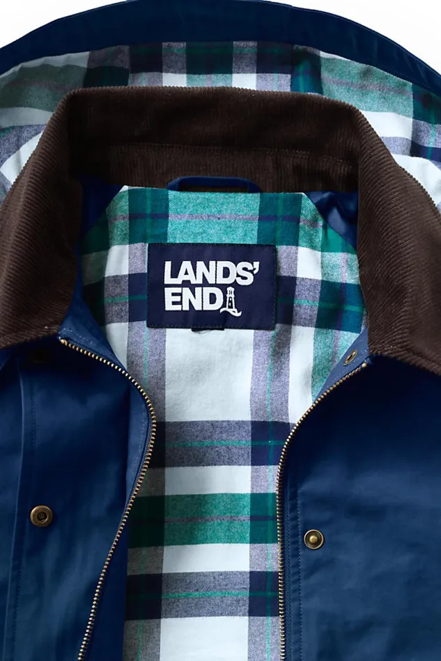 Lands039 End Coats and Jackets Women Waxed Cotton Field Jacket Deep Sea Navy Lands039 End Coats and Jackets Women Waxed Cotton Field Jacket Deep Sea Navy