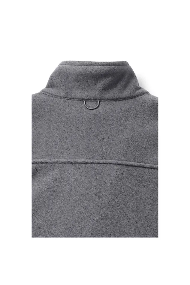 Lands039 End Fleece Women Plus Size Marinac Fleece Vest Arctic Gray