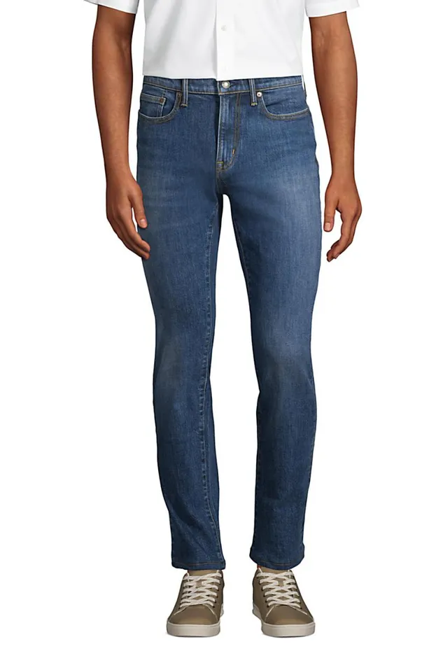 Lands039 End Jeans Men Slim Fit Comfortfirst Jeans Broken In Medium Wash