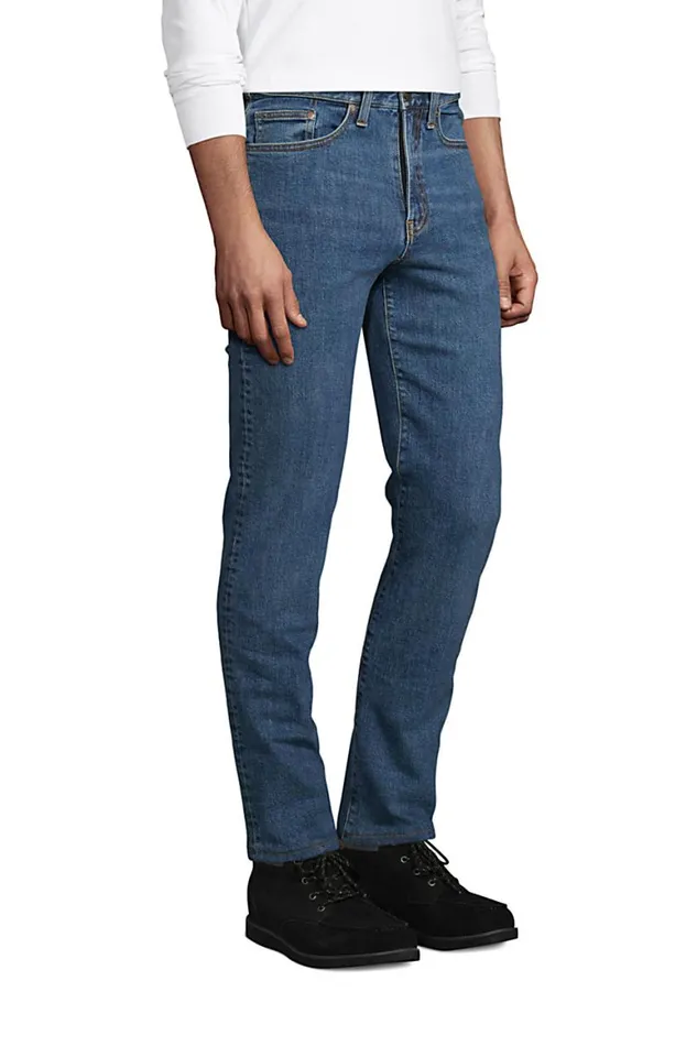 Lands039 End Jeans Men Stretch Comfort Waist Flannel Lined Jeans Medium Heritage Wash Lands039 End Jeans Men Stretch Comfort Waist Flannel Lined Jeans Medium Heritage Wash