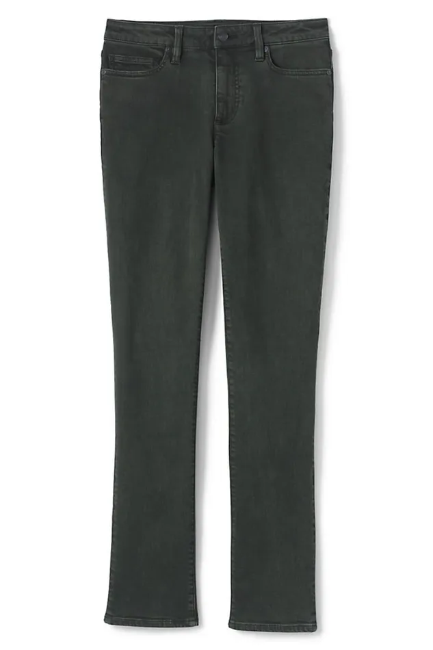 Lands039 End Jeans Women Mid Rise Straight Leg Jeans 8211 Color Frosted Spruce Lands039 End Jeans Women Mid Rise Straight Leg Jeans 8211 Color Frosted Spruce
