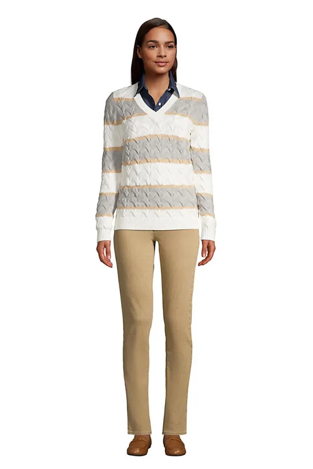 Lands039 End Jeans Women Mid Rise Straight Leg Jeans Color Washed Cumin Lands039 End Jeans Women Mid Rise Straight Leg Jeans Color Washed Cumin