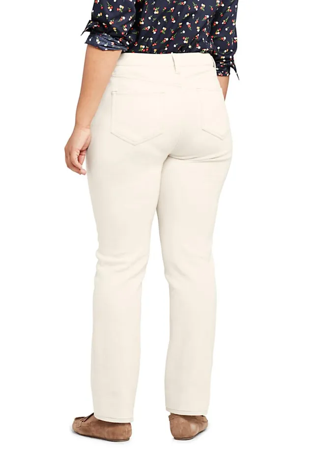 Lands039 End Jeans Women Plus Size Mid Rise Straight Leg Jeans 8211 White Natural Lands039 End Jeans Women Plus Size Mid Rise Straight Leg Jeans 8211 White Natural