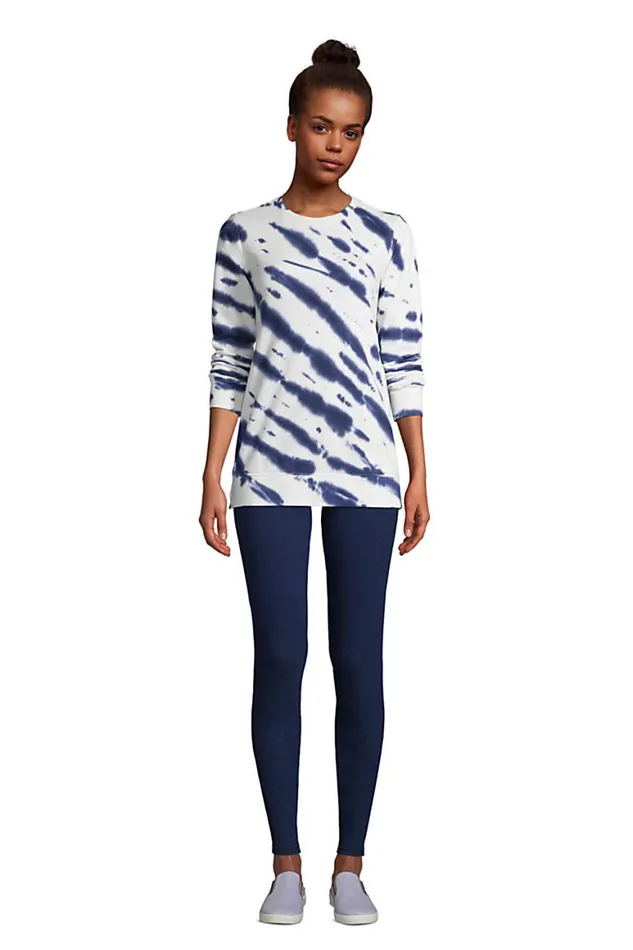 Lands039 End Jeans Women Starfish Mid Rise Knit Jean Leggings Indigo Lands039 End Jeans Women Starfish Mid Rise Knit Jean Leggings Indigo