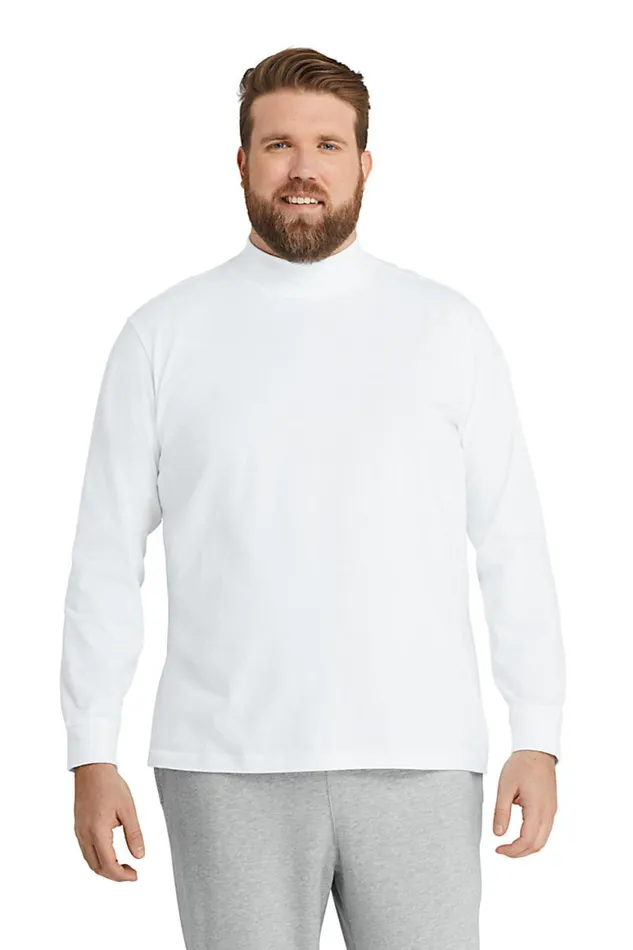 Lands039 End Knit Tops and Tees Men Big and Tall Supert Mock Turtleneck Compass Red Lands039 End Knit Tops and Tees Men Big and Tall Supert Mock Turtleneck Compass Red