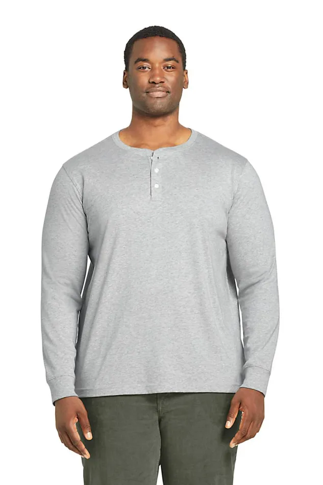 Lands039 End Knit Tops and Tees Men Big And Tall Supert Long Sleeve Henley Shirt Radiant Navy Lands039 End Knit Tops and Tees Men Big And Tall Supert Long Sleeve Henley Shirt Radiant Navy