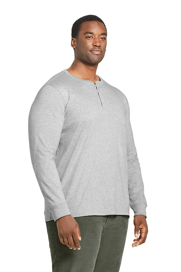 Lands039 End Knit Tops and Tees Men Big And Tall Supert Long Sleeve Henley Shirt Radiant Navy Lands039 End Knit Tops and Tees Men Big And Tall Supert Long Sleeve Henley Shirt Radiant Navy