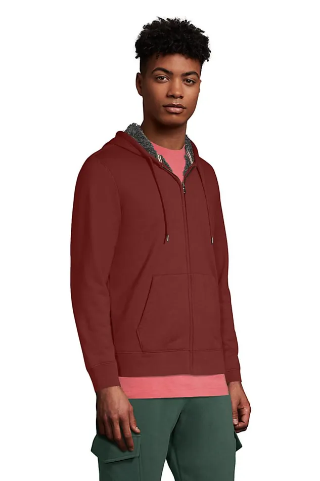 Lands039 End Knit Tops and Tees Men Serious Sweats Full Zip Sherpa Fleece Hoodie Radiant Navy Lands039 End Knit Tops and Tees Men Serious Sweats Full Zip Sherpa Fleece Hoodie Radiant Navy