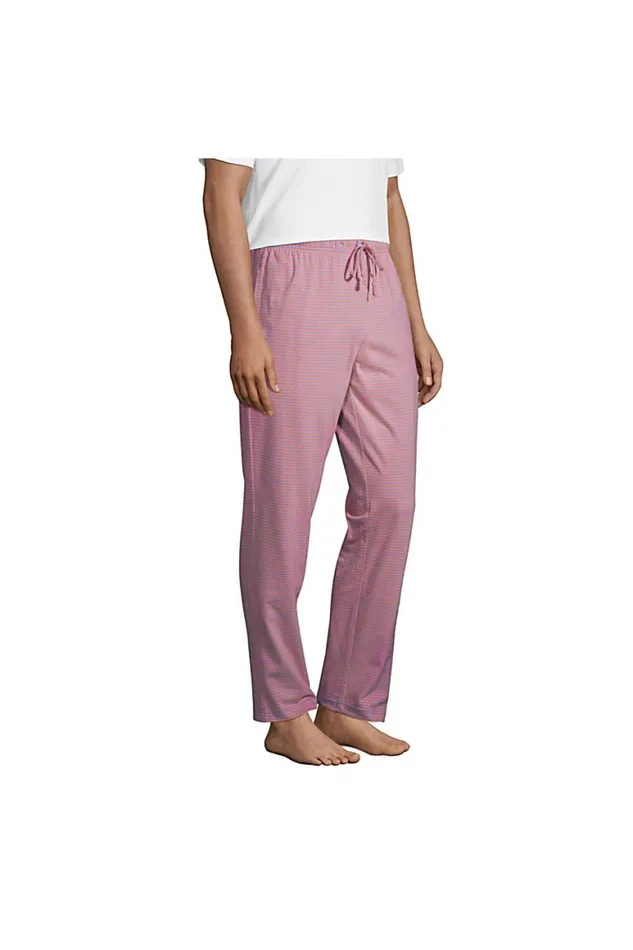 Lands039 End Pajamas and Robes Men Knit Jersey Sleep Pants Papaya Orange Lands039 End Pajamas and Robes Men Knit Jersey Sleep Pants Papaya Orange