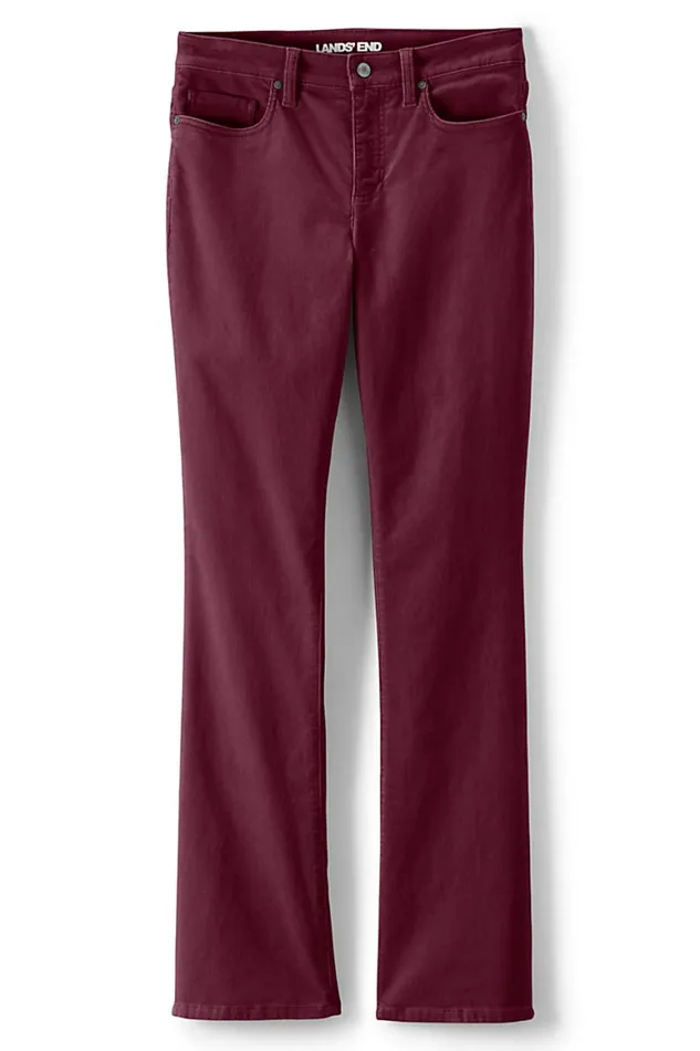 Lands039 End Pants Women Petite Mid Rise Corduroy Bootcut Pants Royal Burgundy Lands039 End Pants Women Petite Mid Rise Corduroy Bootcut Pants Royal Burgundy