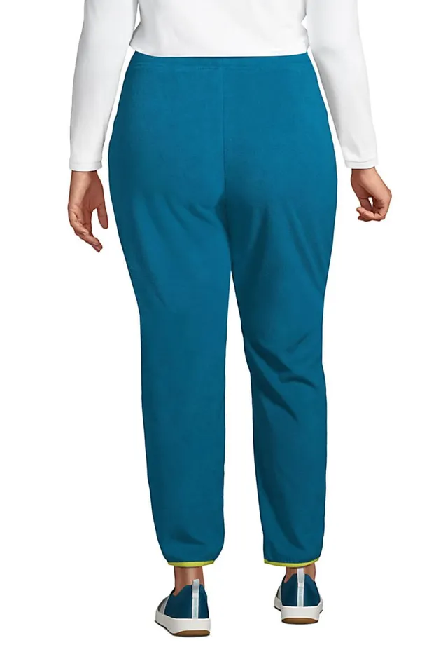 Lands039 End Pants Women Plus Size Elastic Waist Pull On Fleece Tapered Pants Ivory Lands039 End Pants Women Plus Size Elastic Waist Pull On Fleece Tapered Pants Ivory