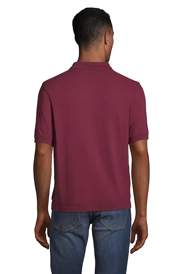 Lands039 End Polo Shirts Men Banded Short Sleeve Mesh Polo Black Lands039 End Polo Shirts Men Banded Short Sleeve Mesh Polo Black