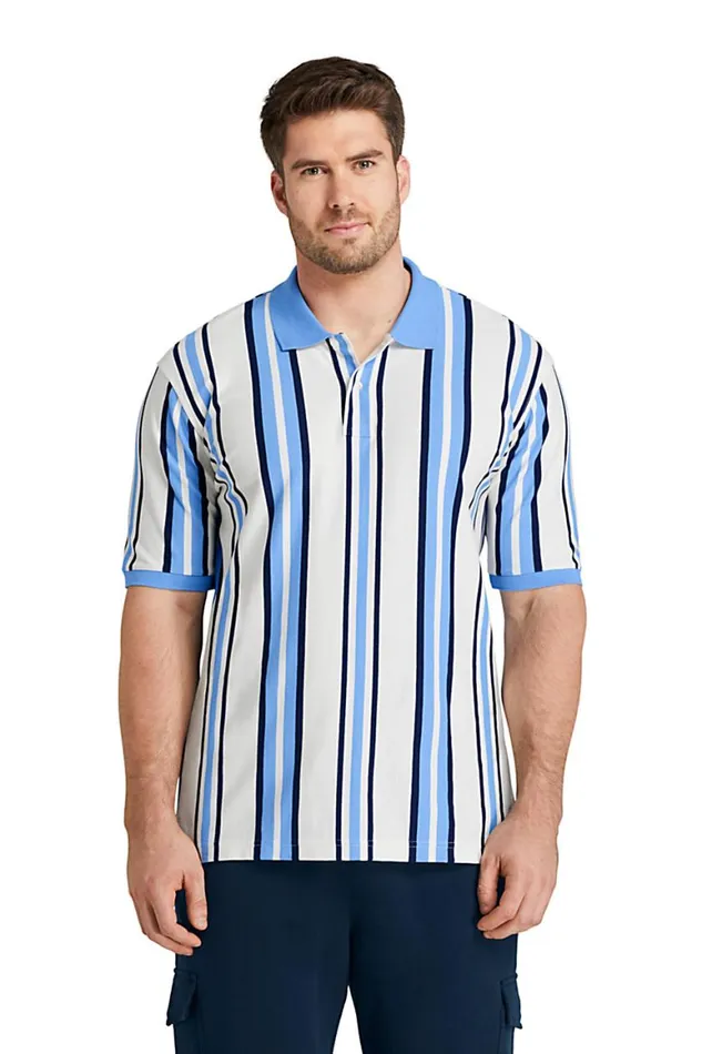 Lands039 End Polo Shirts Men Big And Tall Short Sleeve Comfortfirst Mesh Polo Shirt Deep Sea Navy Tropic Palm