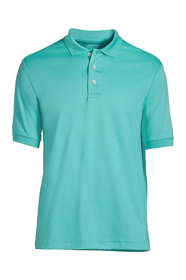 Lands039 End Polo Shirts Men Big Banded Short Sleeve Pima Polo Aegean Aqua Lands039 End Polo Shirts Men Big Banded Short Sleeve Pima Polo Aegean Aqua