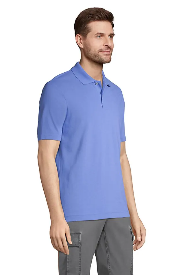 Lands039 End Polo Shirts Men Short Sleeve Basic Mesh Polo Shirt Vibrant Clover Lands039 End Polo Shirts Men Short Sleeve Basic Mesh Polo Shirt Vibrant Clover