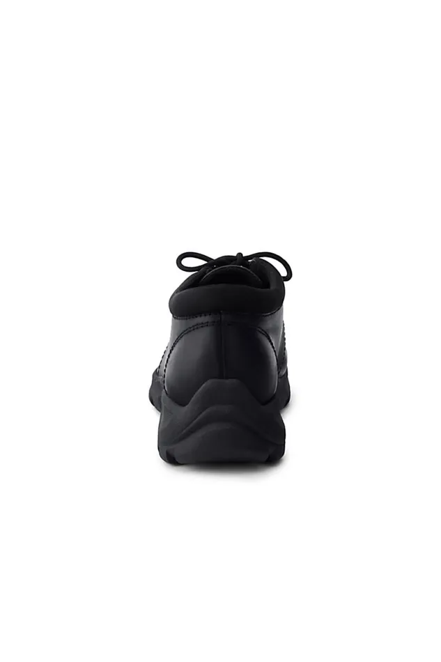 Lands039 End Shoes Men All Weather Leather Low Chukka Boots Black Leather Lands039 End Shoes Men All Weather Leather Low Chukka Boots Black Leather