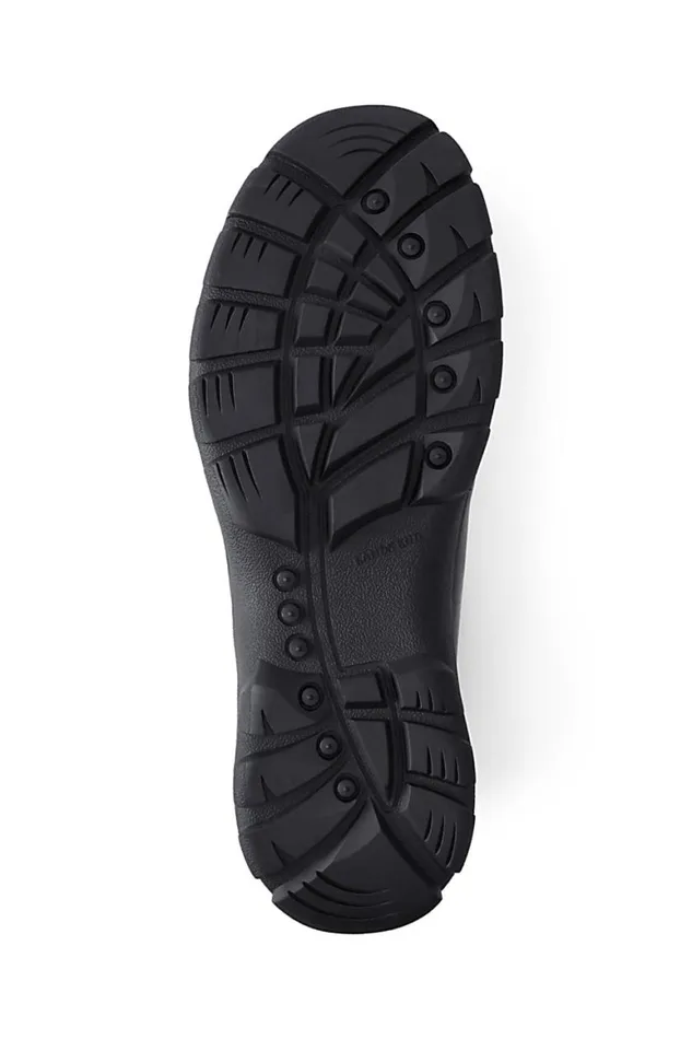 Lands039 End Shoes Men All Weather Leather Low Chukka Boots Black Leather Lands039 End Shoes Men All Weather Leather Low Chukka Boots Black Leather