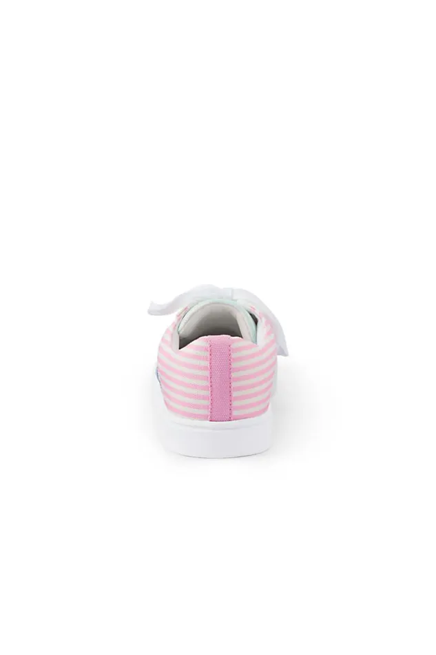 Lands039 End Shoes Women Canvas Sneakers Stripe Mashup Lands039 End Shoes Women Canvas Sneakers Stripe Mashup