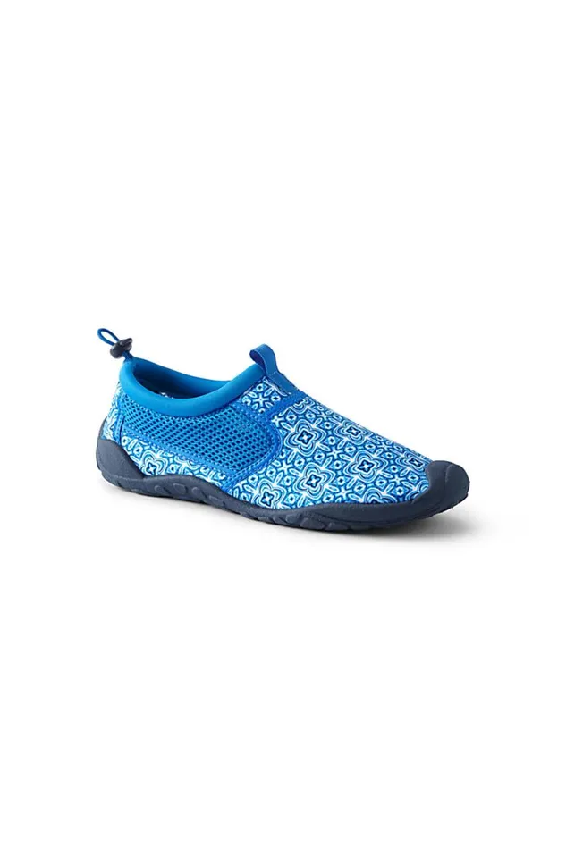 Lands039 End Shoes Women Slip On Water Shoes Fresh Boreal Blue Tile