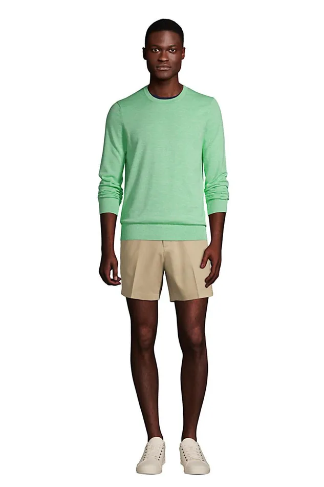 Lands039 End Shorts Men Comfort Waist 6 Inch No Iron Chino Shorts Radiant Navy Lands039 End Shorts Men Comfort Waist 6 Inch No Iron Chino Shorts Radiant Navy
