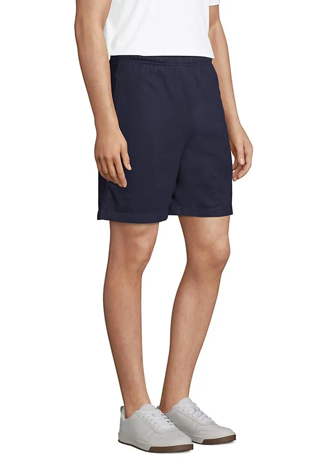 Lands039 End Shorts Men Jersey Knit Shorts Radiant Navy Lands039 End Shorts Men Jersey Knit Shorts Radiant Navy