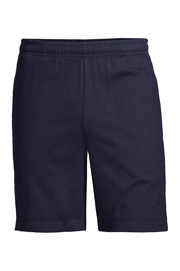 Lands039 End Shorts Men Jersey Knit Shorts Radiant Navy Lands039 End Shorts Men Jersey Knit Shorts Radiant Navy
