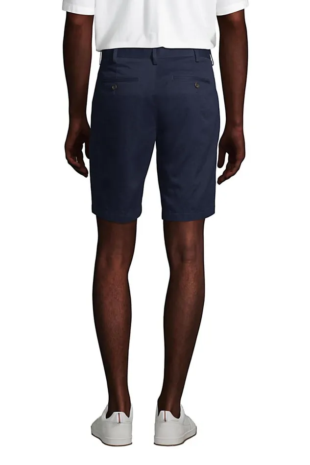 Lands039 End Shorts Men Traditional Fit 9 Inch No Iron Chino Shorts Radiant Navy Lands039 End Shorts Men Traditional Fit 9 Inch No Iron Chino Shorts Radiant Navy