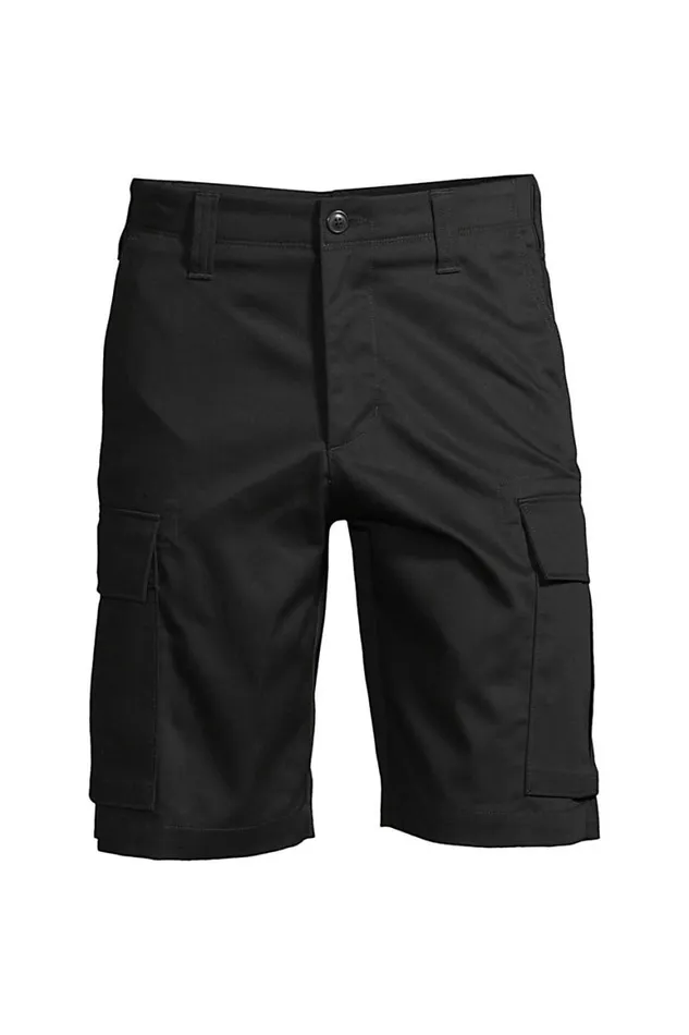 Lands039 End Shorts Men Traditional Fit Cargo Shorts Black