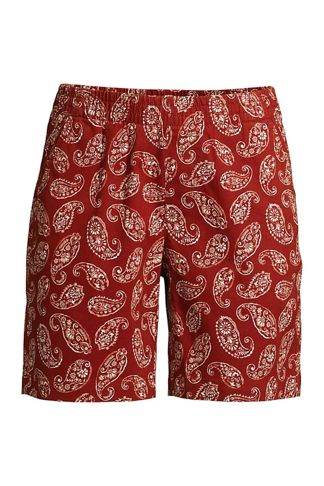 Lands039 End Shorts Women Plus Size Pull On 7034 Chino Shorts Rust Red Lands039 End Shorts Women Plus Size Pull On 7034 Chino Shorts Rust Red