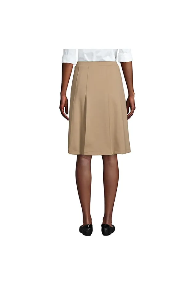 Lands039 End Skirts and Skorts Women Ponte Pleat Skirt Black Lands039 End Skirts and Skorts Women Ponte Pleat Skirt Black