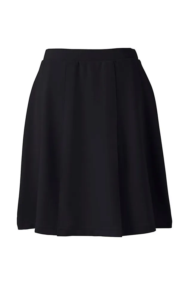 Lands039 End Skirts and Skorts Women Ponte Pleat Skirt Black Lands039 End Skirts and Skorts Women Ponte Pleat Skirt Black