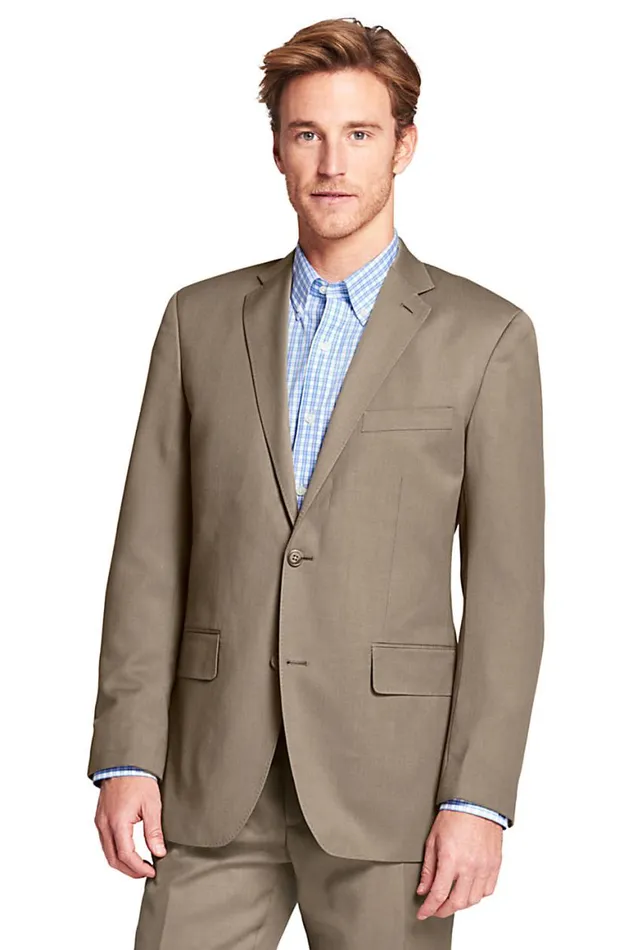 Lands039 End Sportcoats and Blazers Men Tailored Wool Gabardine Sport Coat Taupe Lands039 End Sportcoats and Blazers Men Tailored Wool Gabardine Sport Coat Taupe