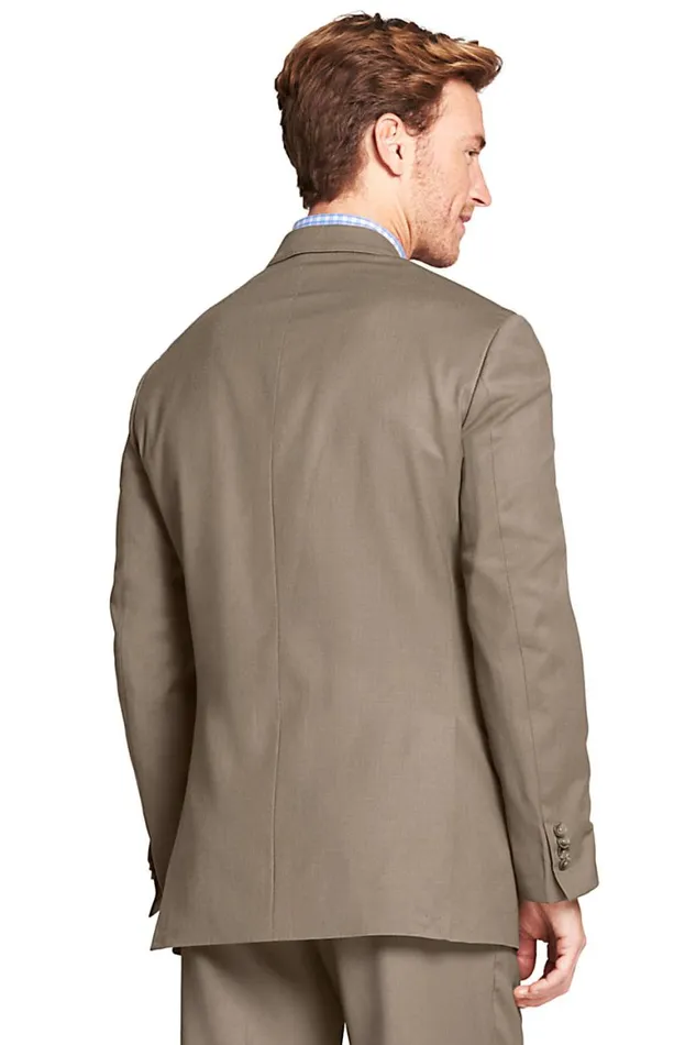 Lands039 End Sportcoats and Blazers Men Tailored Wool Gabardine Sport Coat Taupe Lands039 End Sportcoats and Blazers Men Tailored Wool Gabardine Sport Coat Taupe