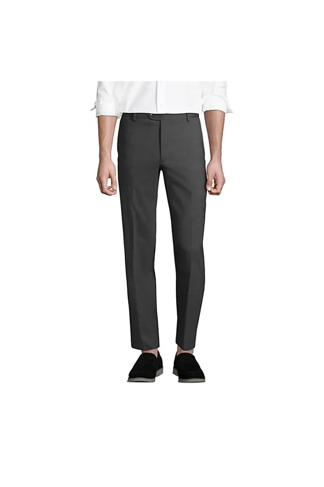 Lands039 End Suits and Separates Men Tailored Fit Comfortfirst Yearrounder Dress Pants Dark Charcoal Lands039 End Suits and Separates Men Tailored Fit Comfortfirst Yearrounder Dress Pants Dark Charcoal
