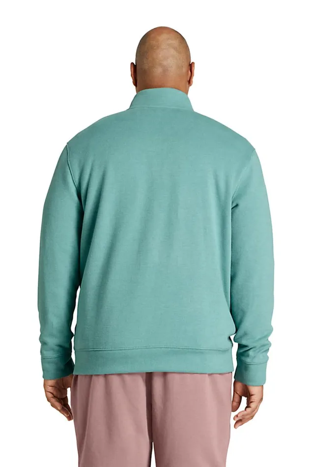 Lands039 End Sweaters Men Big And Tall Bedford Rib Heather Quarter Zip Sweater Teal Shadow Heather Lands039 End Sweaters Men Big And Tall Bedford Rib Heather Quarter Zip Sweater Teal Shadow Heather