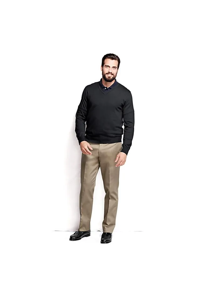 Lands039 End Sweaters Men Performance Vneck Sweater Black Lands039 End Sweaters Men Performance Vneck Sweater Black
