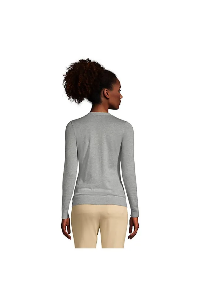 Lands039 End Sweaters Women Cotton Modal Vneck Cardigan Sweater Rubellite Lands039 End Sweaters Women Cotton Modal Vneck Cardigan Sweater Rubellite