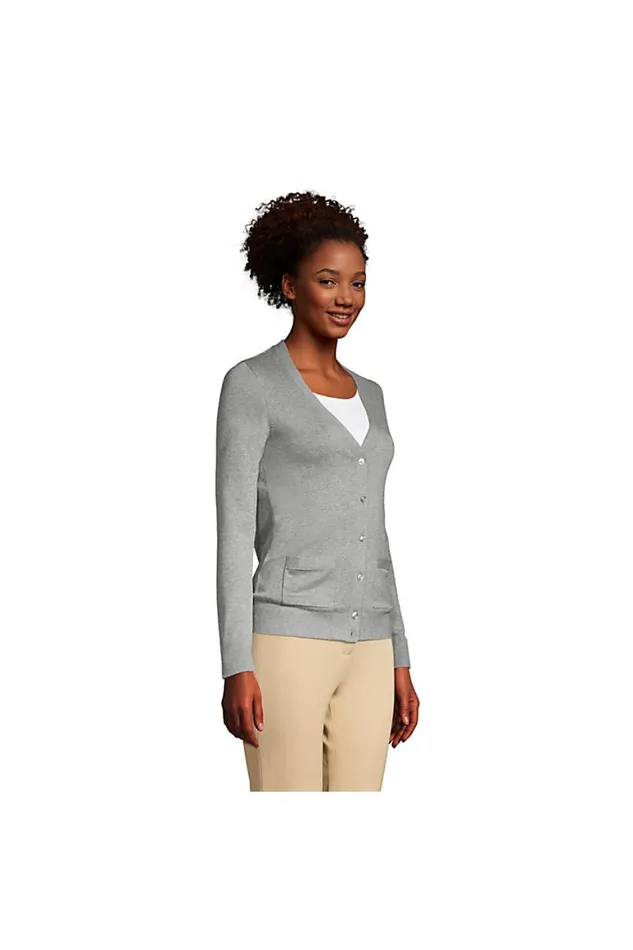 Lands039 End Sweaters Women Cotton Modal Vneck Cardigan Sweater Rubellite Lands039 End Sweaters Women Cotton Modal Vneck Cardigan Sweater Rubellite