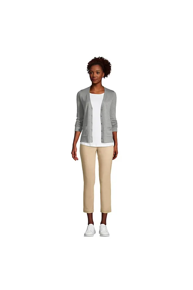 Lands039 End Sweaters Women Cotton Modal Vneck Cardigan Sweater Rubellite Lands039 End Sweaters Women Cotton Modal Vneck Cardigan Sweater Rubellite