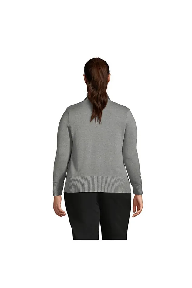 Lands039 End Sweaters Women Plus Size Cotton Modal Open Drape Cardigan Black Lands039 End Sweaters Women Plus Size Cotton Modal Open Drape Cardigan Black