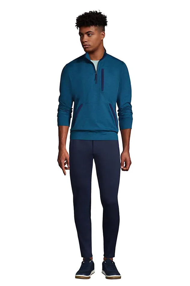 Lands039 End Sweatshirts and Hoodies Men Performance Quarter Zip Sweater Baltic Teal Space Dye Lands039 End Sweatshirts and Hoodies Men Performance Quarter Zip Sweater Baltic Teal Space Dye