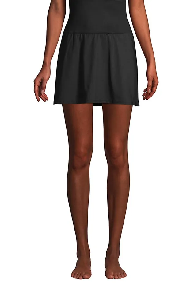 Lands039 End Swimsuits Women Chlorine Resistant Tummy Control Ultra High Waisted Modest Swim Skirt Swim Bottoms Black Lands039 End Swimsuits Women Chlorine Resistant Tummy Control Ultra High Waisted Modest Swim Skirt Swim Bottoms Black