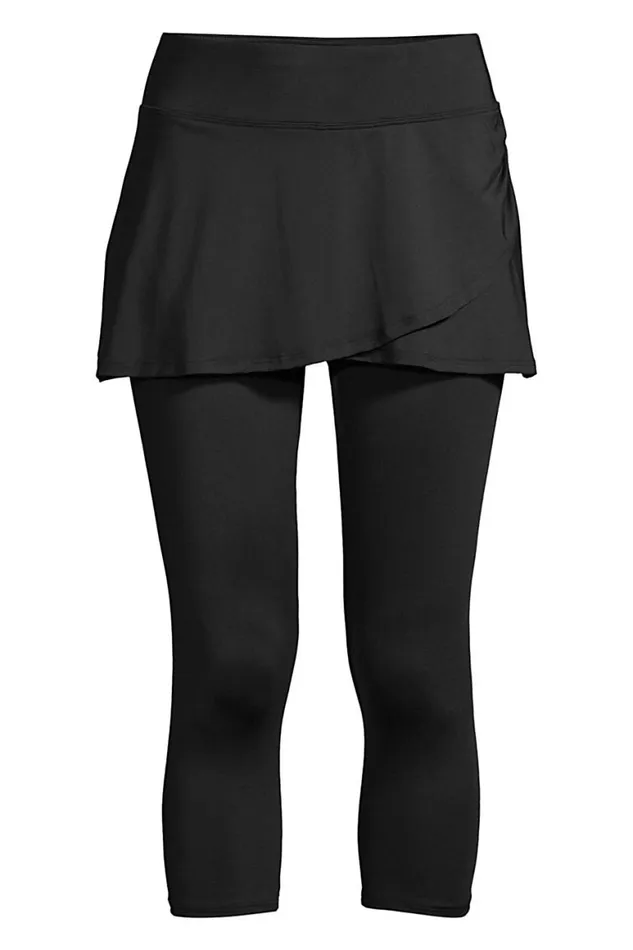 Lands039 End Swimsuits Women Plus Size Chlorine Resistant High Waisted Modest Swim Leggings With Upf 50 Sun Protection Black Lands039 End Swimsuits Women Plus Size Chlorine Resistant High Waisted Modest Swim Leggings With Upf 50 Sun Protection Black