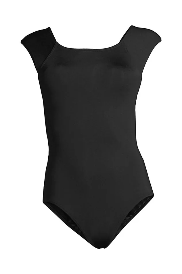Lands039 End Swimsuits Women Plus Size Chlorine Resistant Tummy Control Cap Sleeve Xback One Piece Swimsuit Black Lands039 End Swimsuits Women Plus Size Chlorine Resistant Tummy Control Cap Sleeve Xback One Piece Swimsuit Black