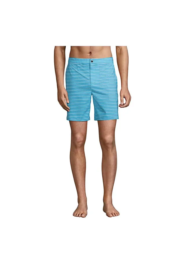 Lands039 End Swimwear Men 7034 Sunset Swim Shorts Turquoise