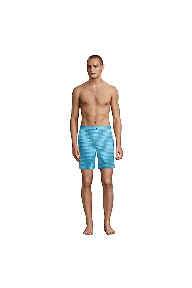 Lands039 End Swimwear Men 7034 Sunset Swim Shorts Turquoise Lands039 End Swimwear Men 7034 Sunset Swim Shorts Turquoise