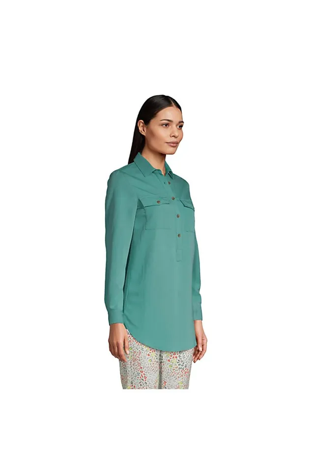 Lands039 End Tunic Tops Women Relaxed Long Sleeve Tunic Top Navy Lands039 End Tunic Tops Women Relaxed Long Sleeve Tunic Top Navy