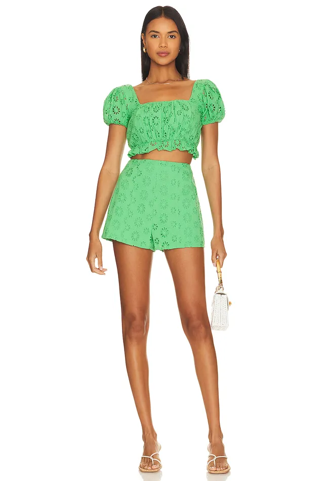 Leah Short Green Women Lovers and Friends Shorts Leah Short Green Women Lovers and Friends Shorts