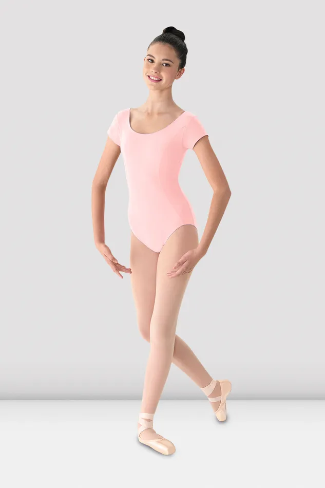 Leotards Girls Mirella Cap Sleeve Leotard Pink Bloch Children