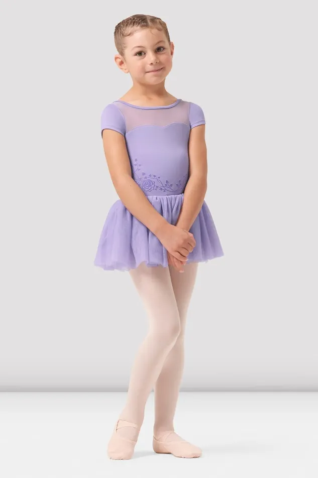 Leotards Girls Tansie Cap Sleeve Tutu Dress Lilac 8211 Bloch Children